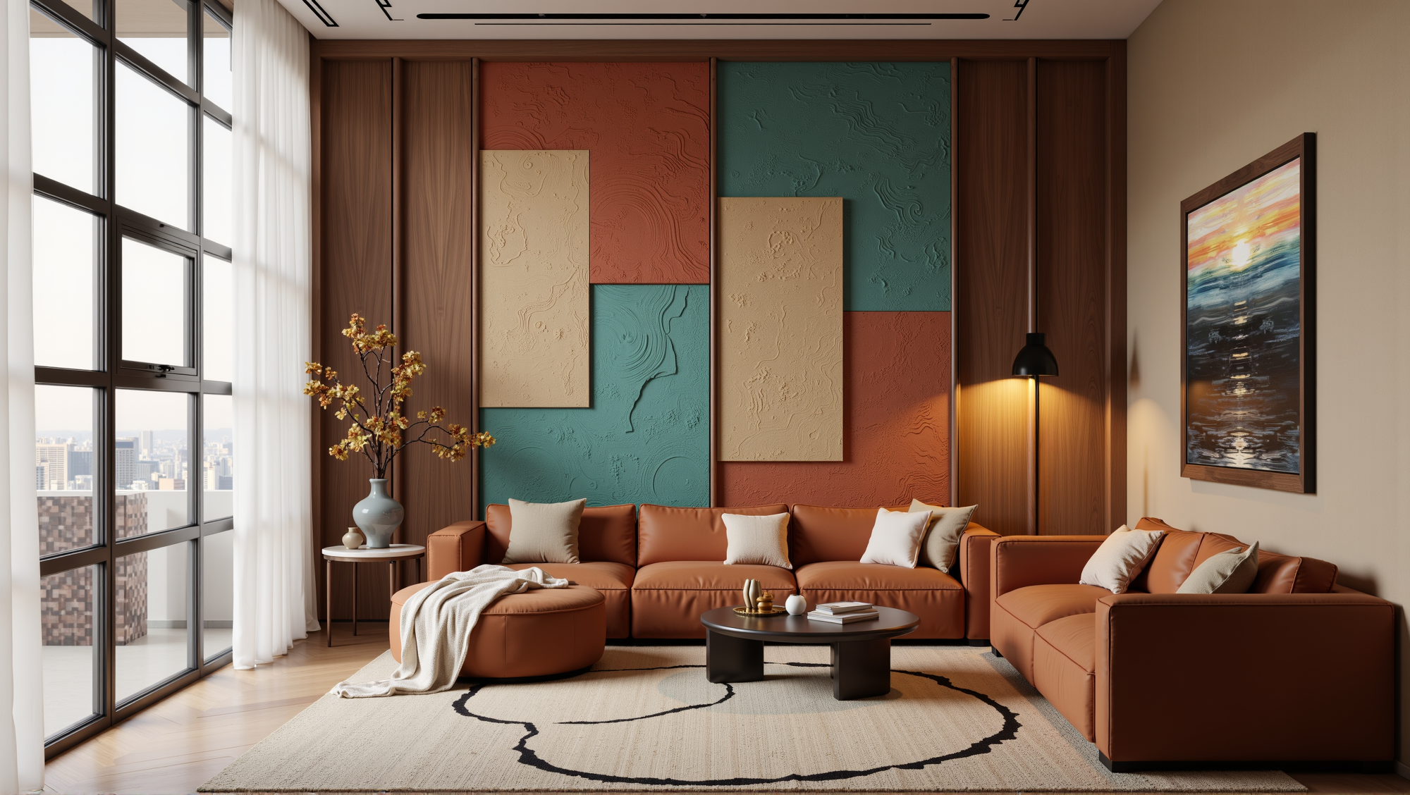 Dunhuang color scheme inspired by mural tones