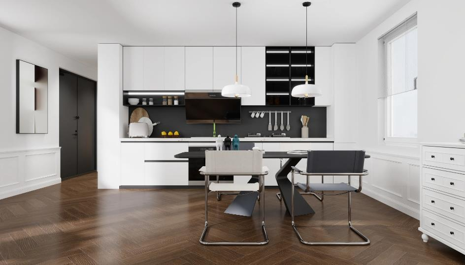 18 Modern Black And White Kitchen Ideas​ 2025 content 9