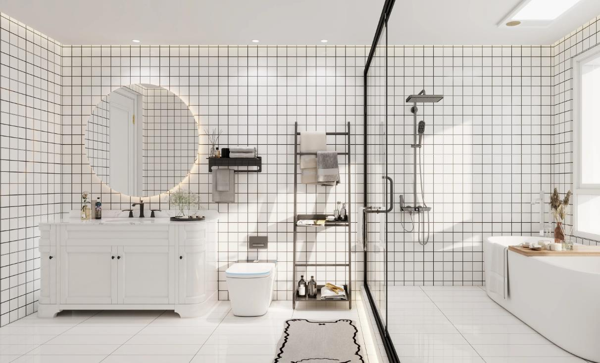 21 Creative Modern Guest Bathroom Ideas 2025 content 9