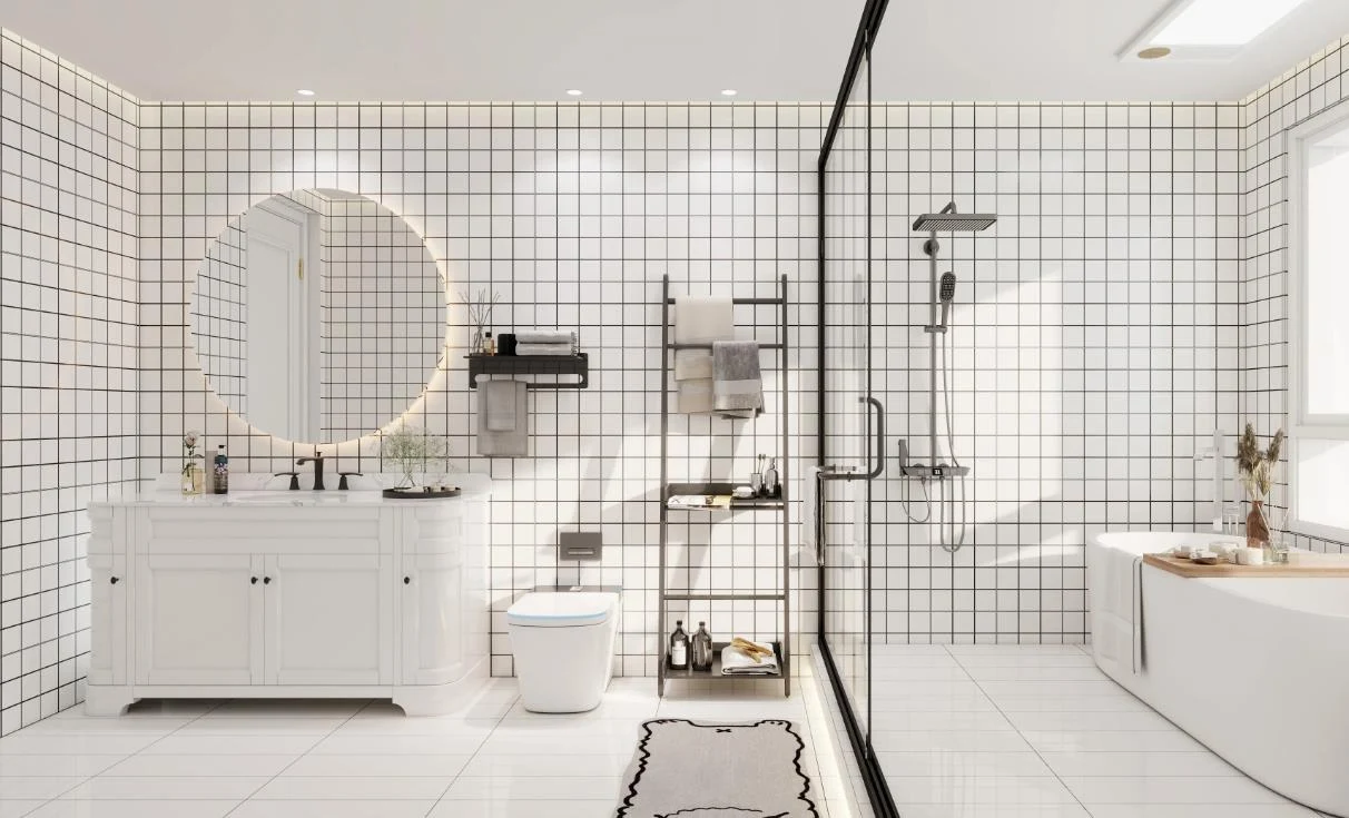 21 Creative Modern Guest Bathroom Ideas 2025 content 9