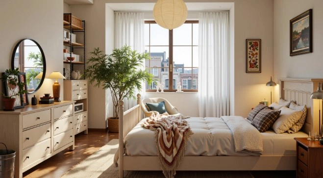 Add green plants to your bedroom