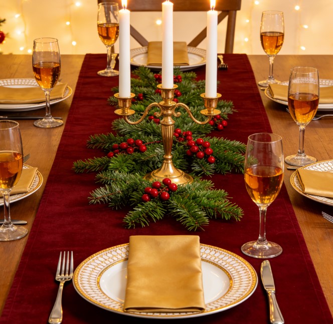 New Year's Table Decoration