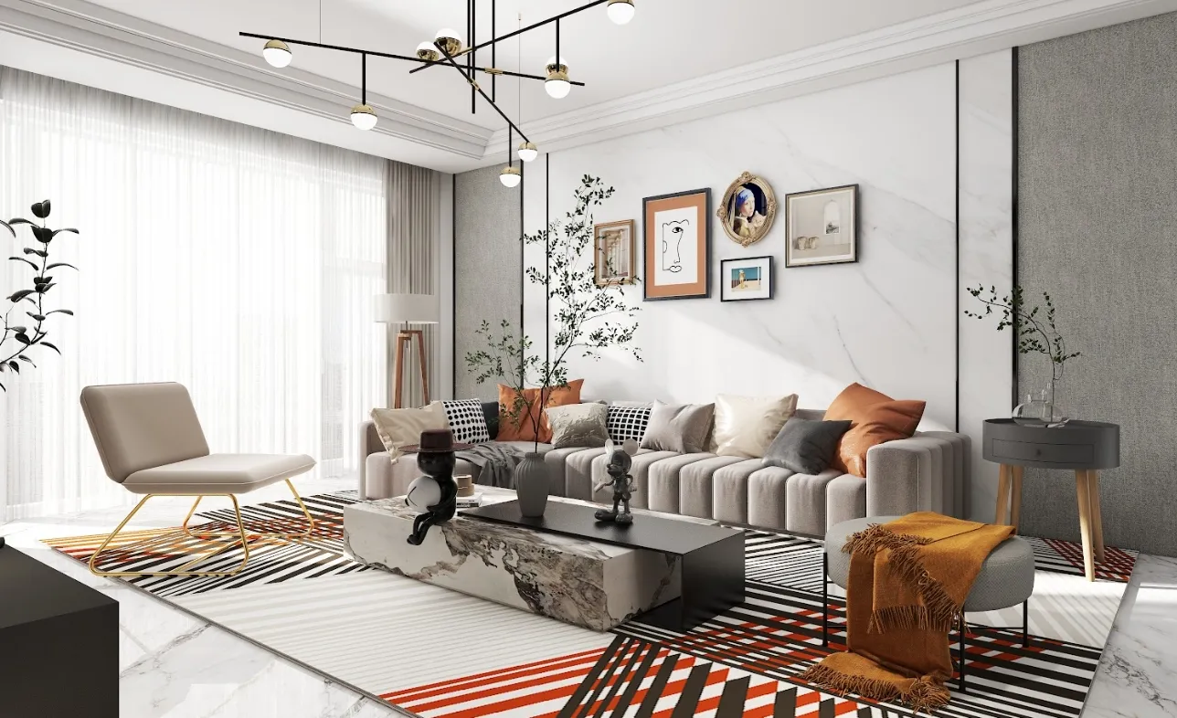 Modern French Country Living Room Decor Ideas content 2