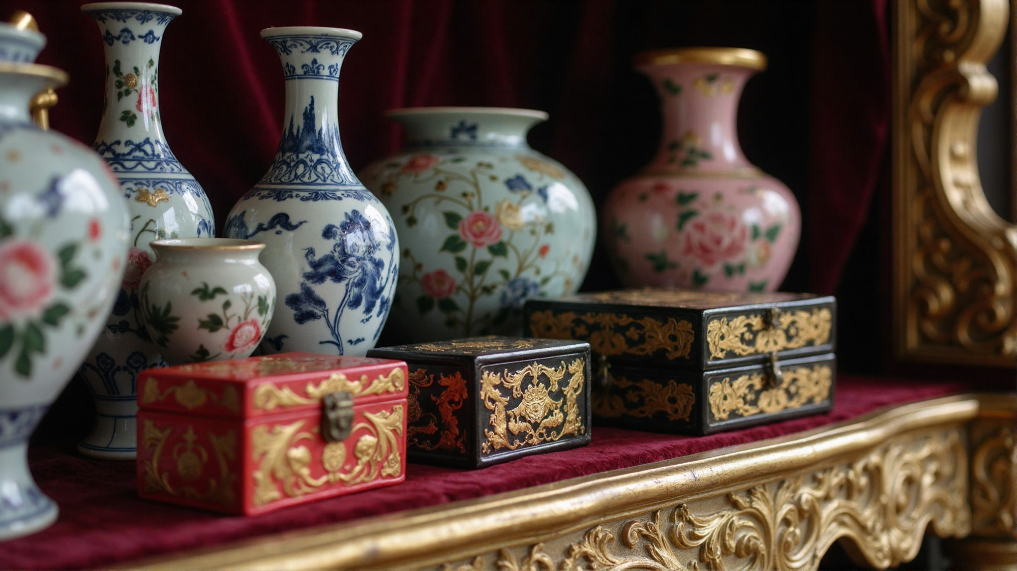 Chinoiserie porcelain and lacquerware as elite collectibles