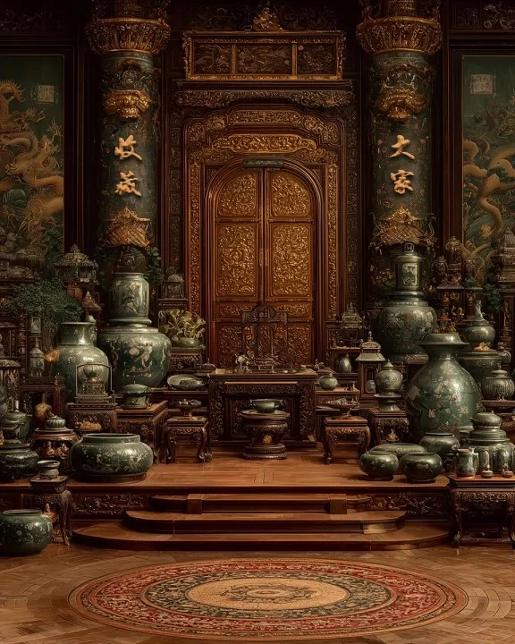 Imperialist reinterpretation of Chinese motifs in European art