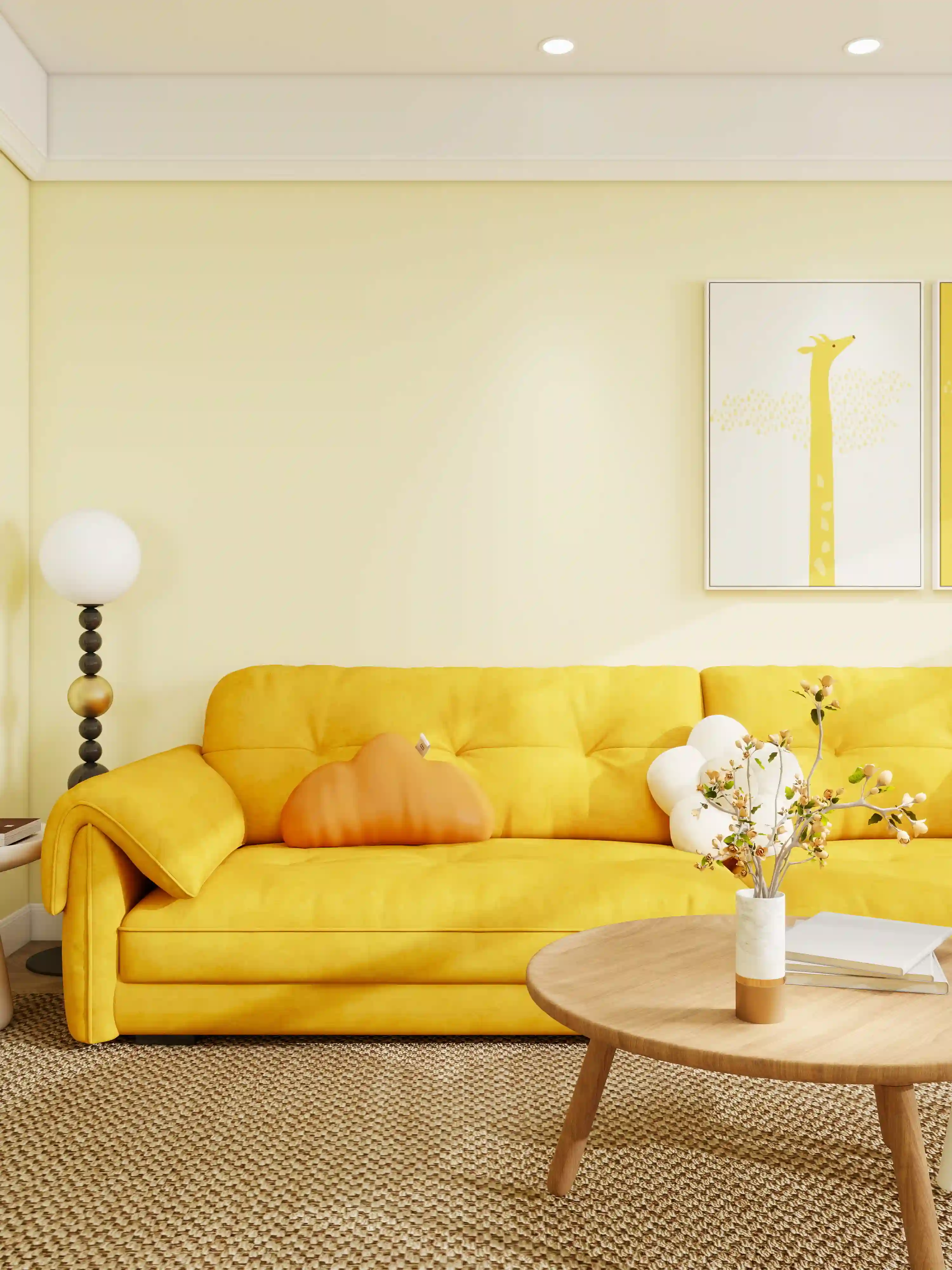 YELLOW LICINGR ROOM COLOR