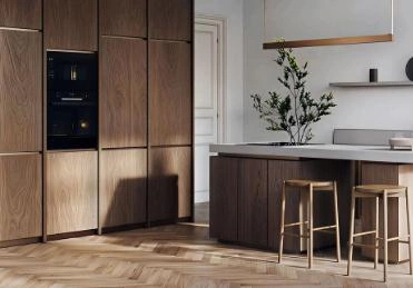 Handleless cabinet door design