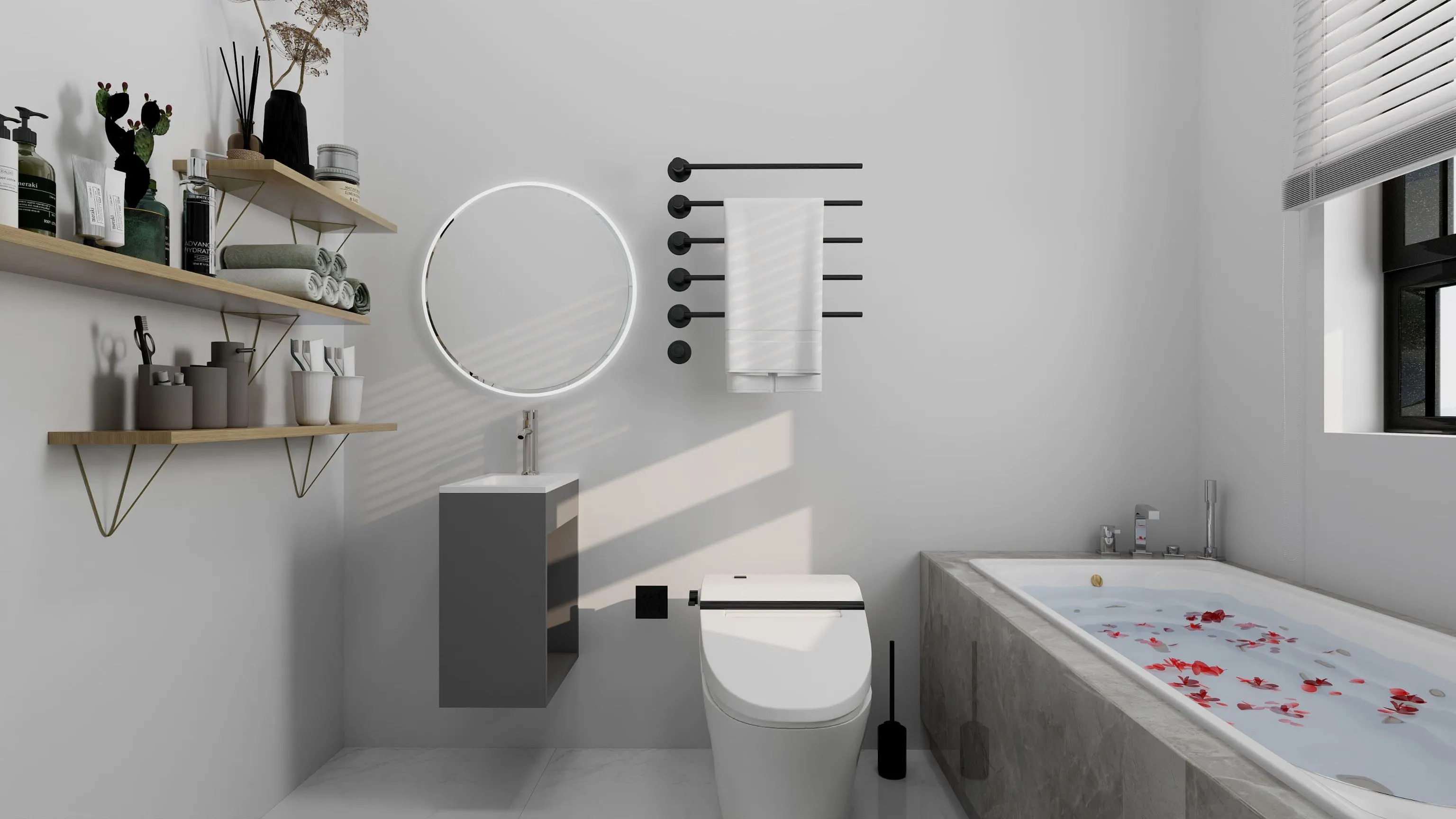 create a peaceful retreat in your own home bathroom_EClife home design