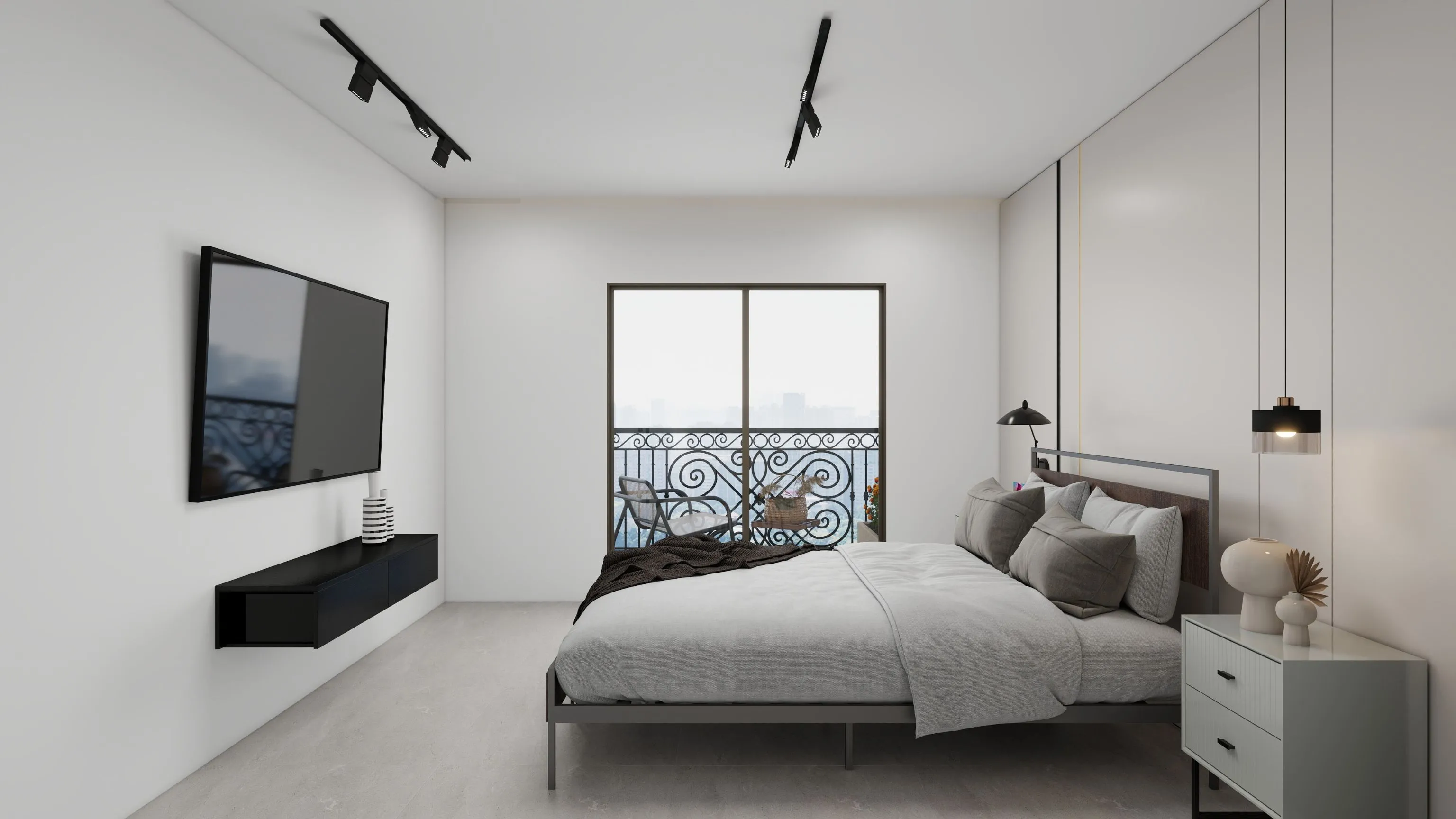 efficient home design bedroom 