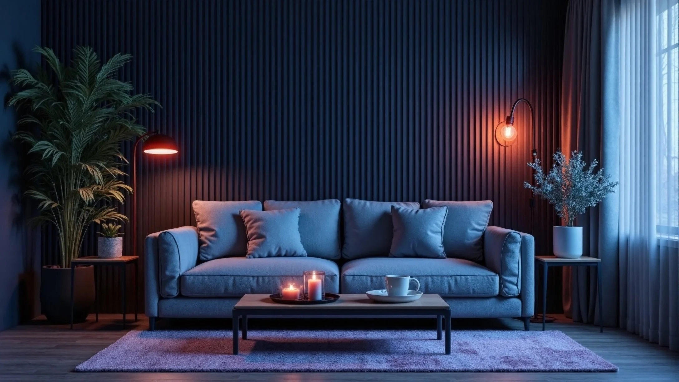 Lighting theme living room