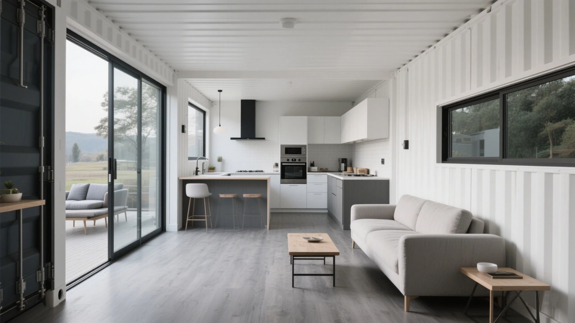 Living in a box, yet enjoying high-end pleasures