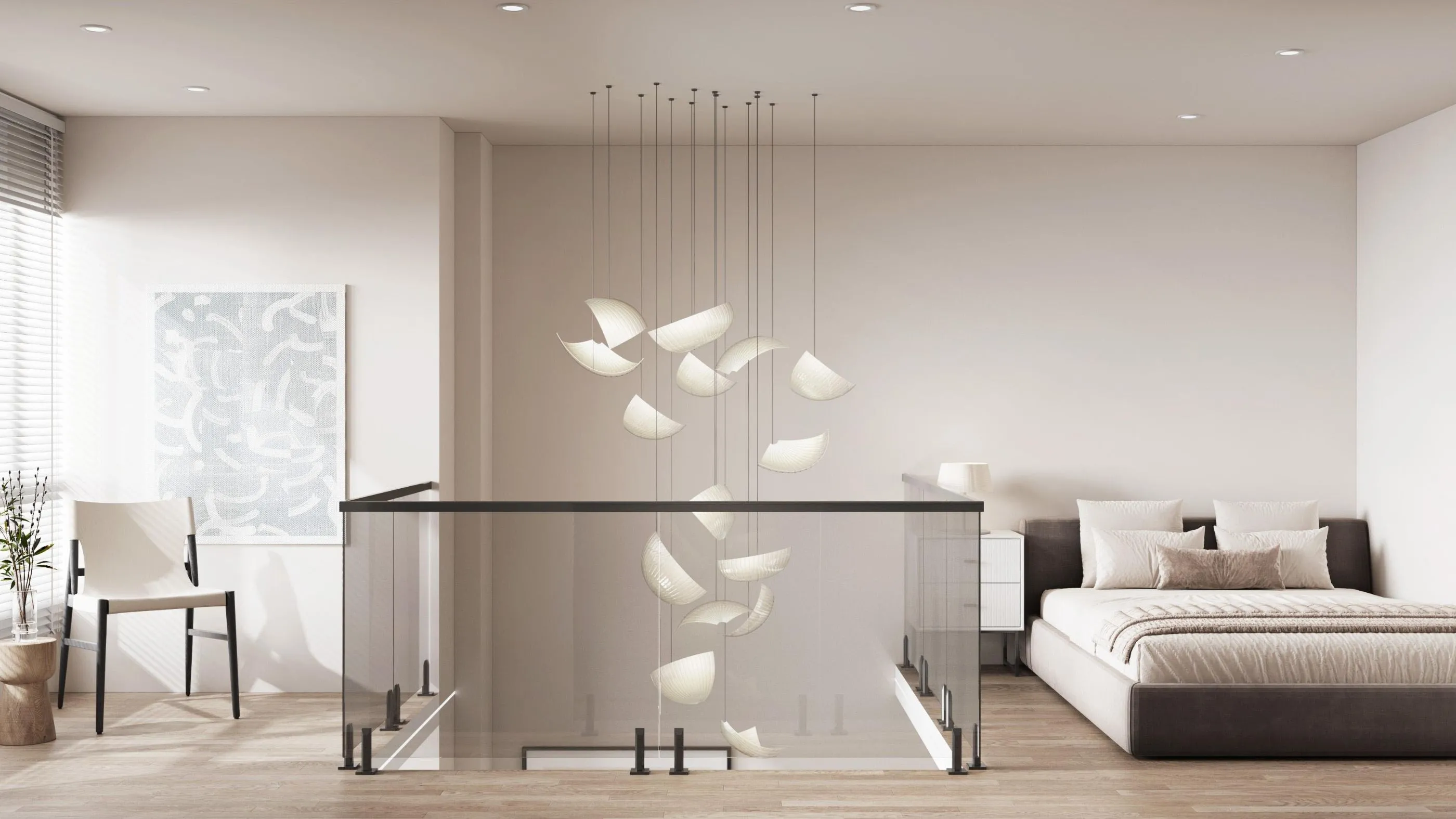 Loft bed with multiple functions -Eclife home design