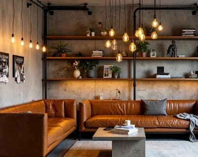 Black Metal Edison Bulb