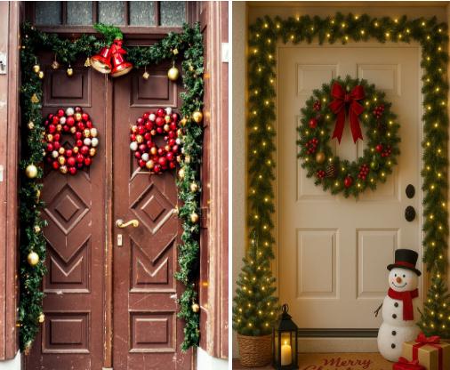 Christmas door