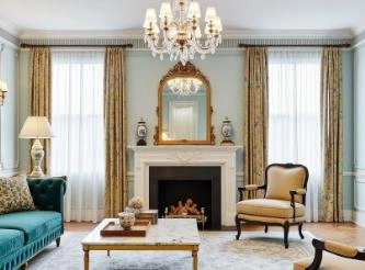 Golden-Yellow Curtains