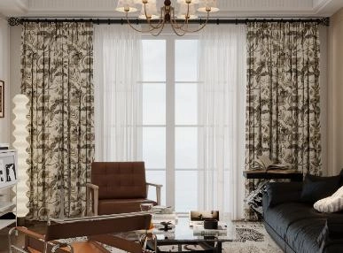 Patterned Printed Curtains