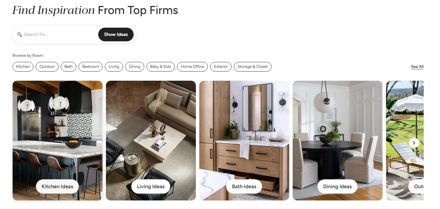 Houzz Home Design Platform