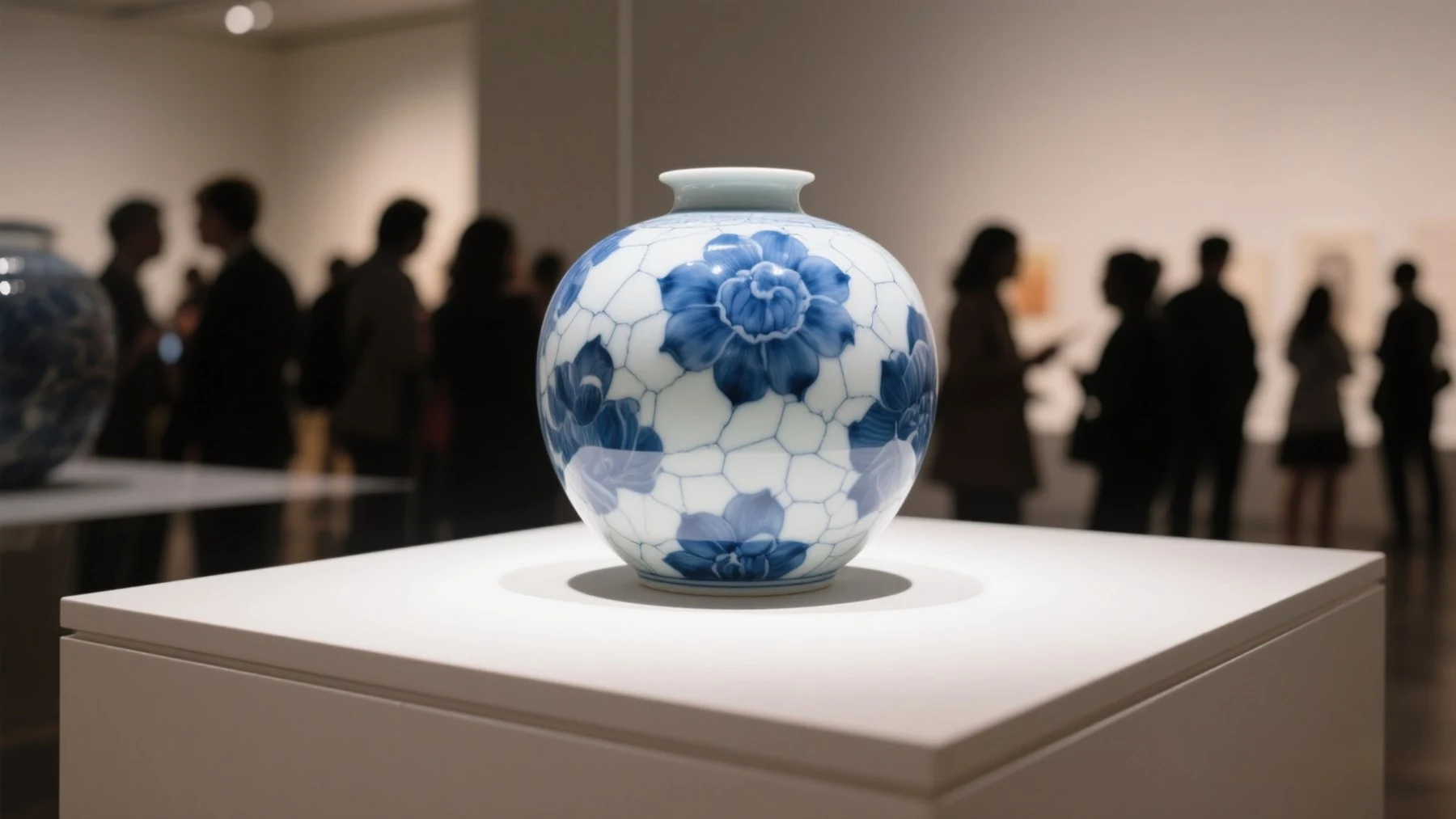 Porcelain art symbolizing China's global cultural influence