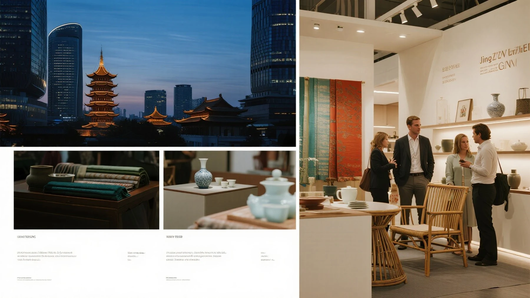 Modern Chinoiserie interior with minimalist details