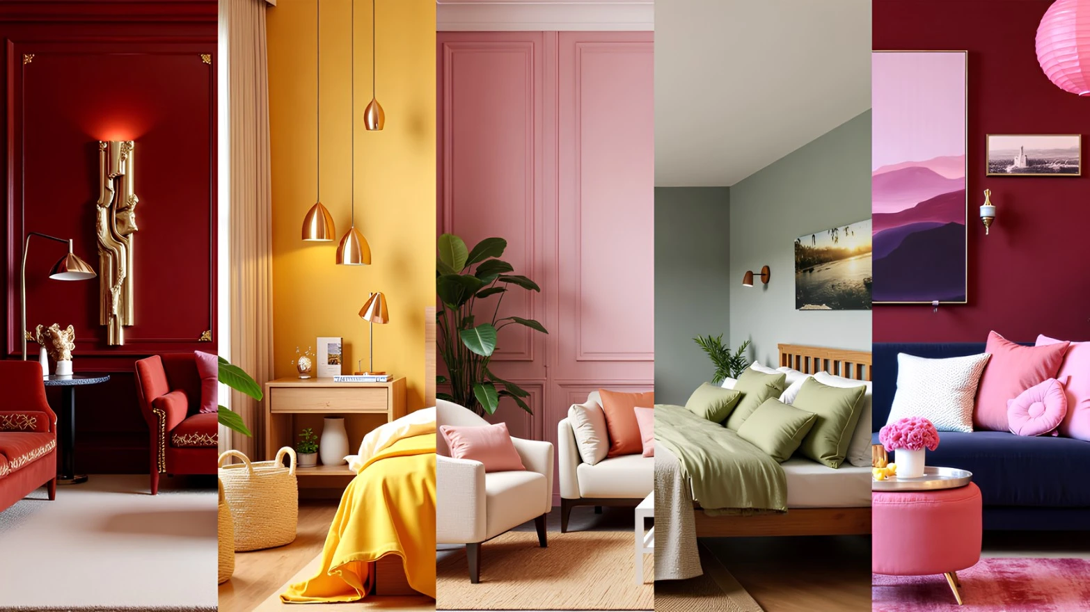 Transform the space with monochromatic dye