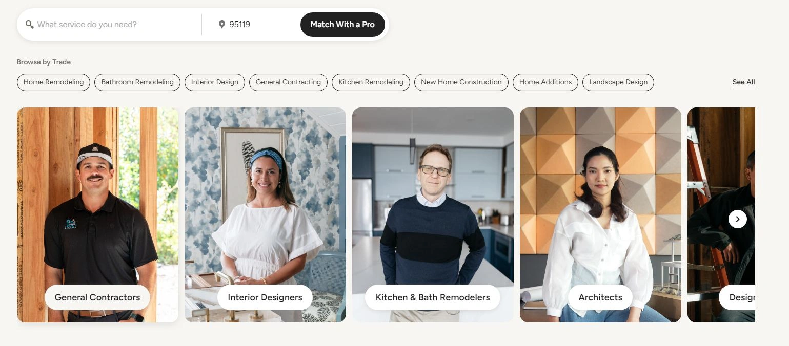  Houzz Home Design Platform