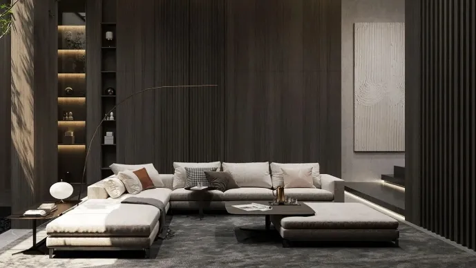 Living room texture style selection guide content 5