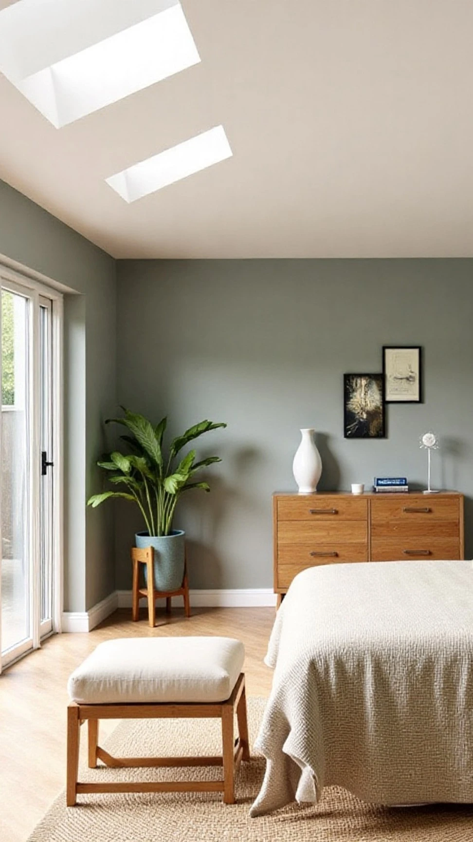 Water blue green bedroom details 2 