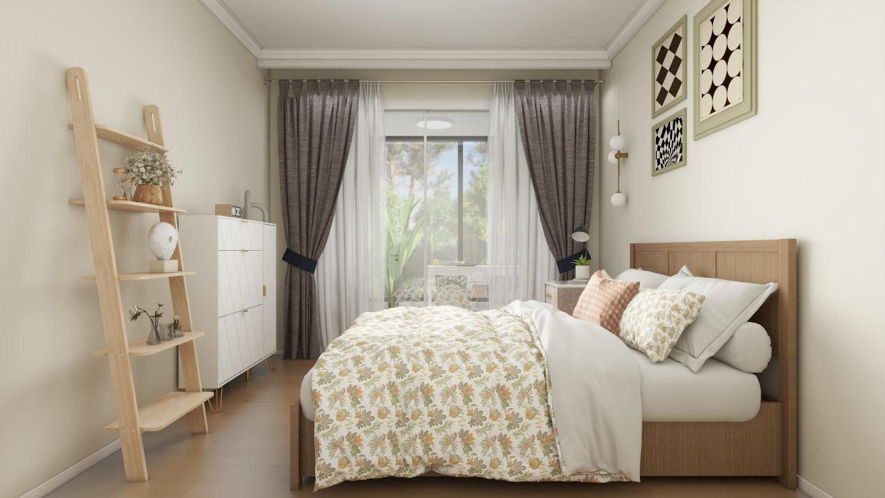 crystal chandelier in a fancy setting bedroom_Eclife home design