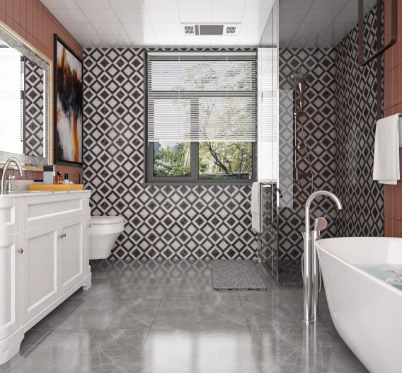 15 Beautiful and Practical Bathroom Floor Tile Ideas content 9