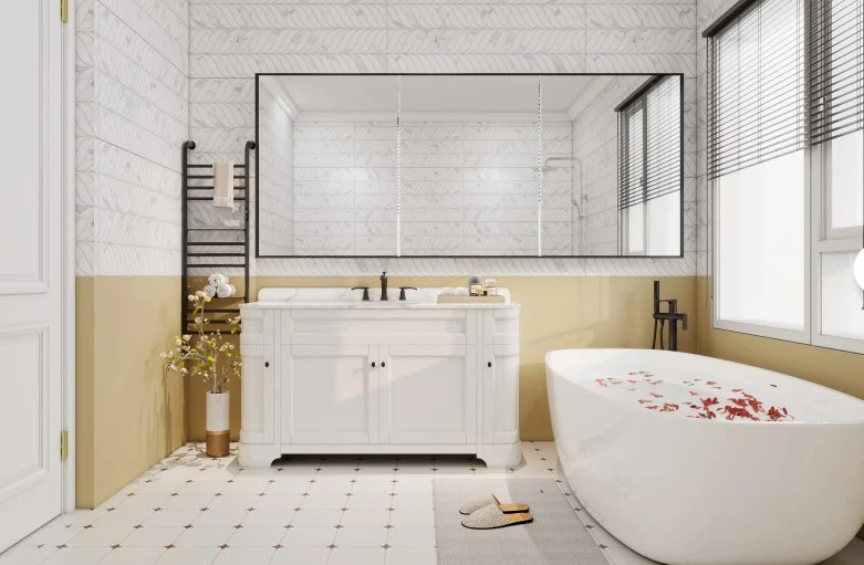 15 Beautiful and Practical Bathroom Floor Tile Ideas content 8