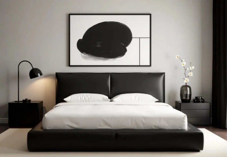 18 Elegant Black and White Bedroom Design Ideas You’ll Love content 4