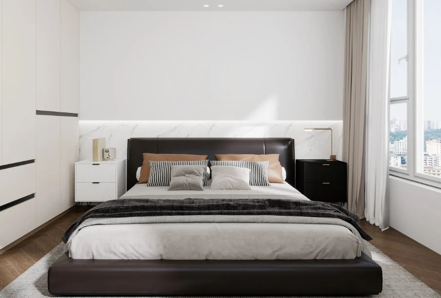 18 Elegant Black and White Bedroom Design Ideas You’ll Love content 7