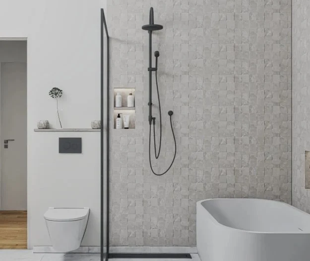 15 Beautiful and Practical Bathroom Floor Tile Ideas content 14