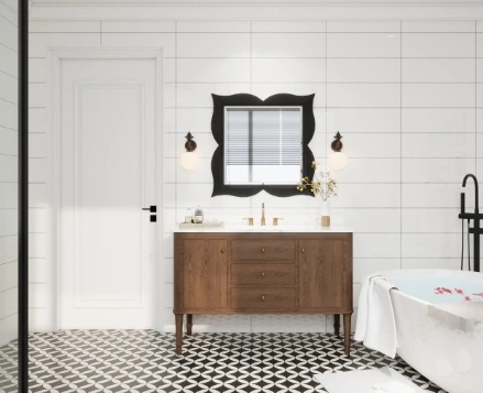 16 Gray Bathroom Design Ideas You'll Love content 10