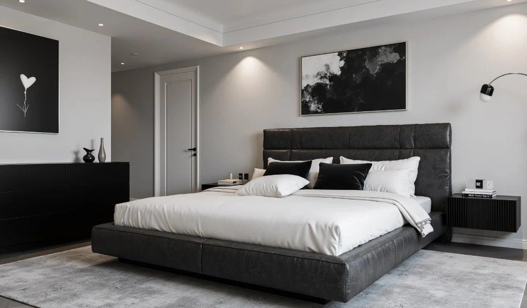 18 Elegant Black and White Bedroom Design Ideas You’ll Love content 5