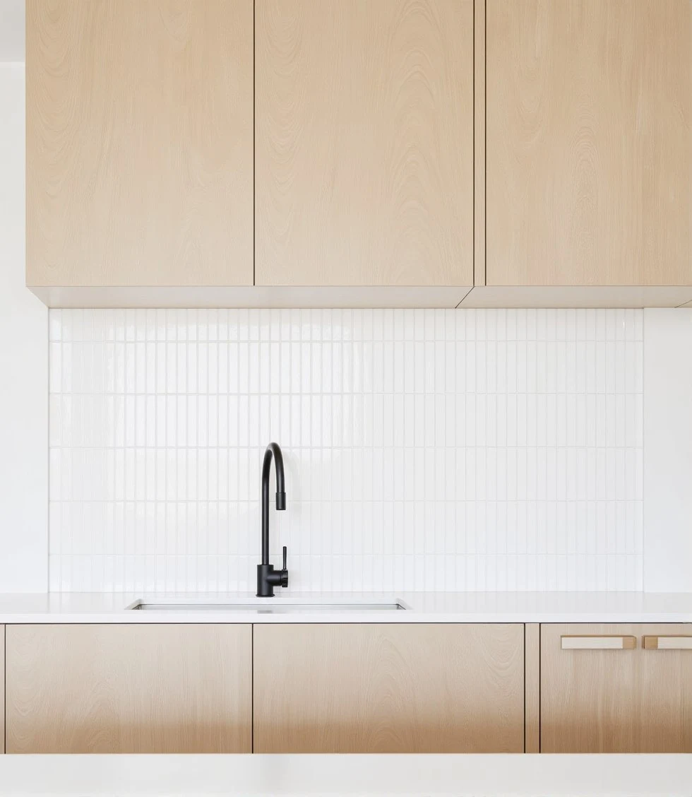 stack bond tile pattern vs traditional tile stacking patterns in modern kitchen