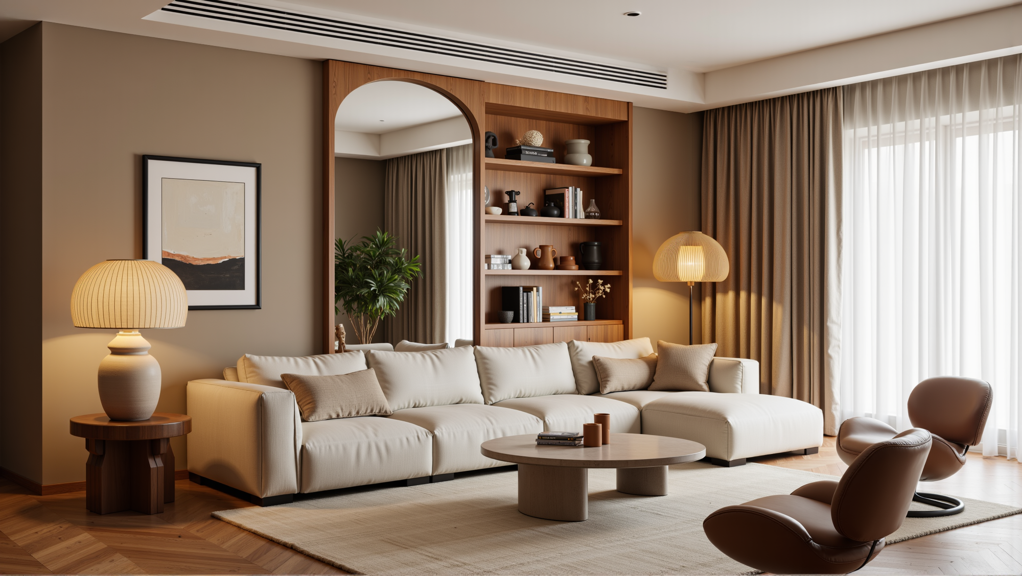 The Cozy Relaxed Vibe of Wood-Style Living Room Living room 2
