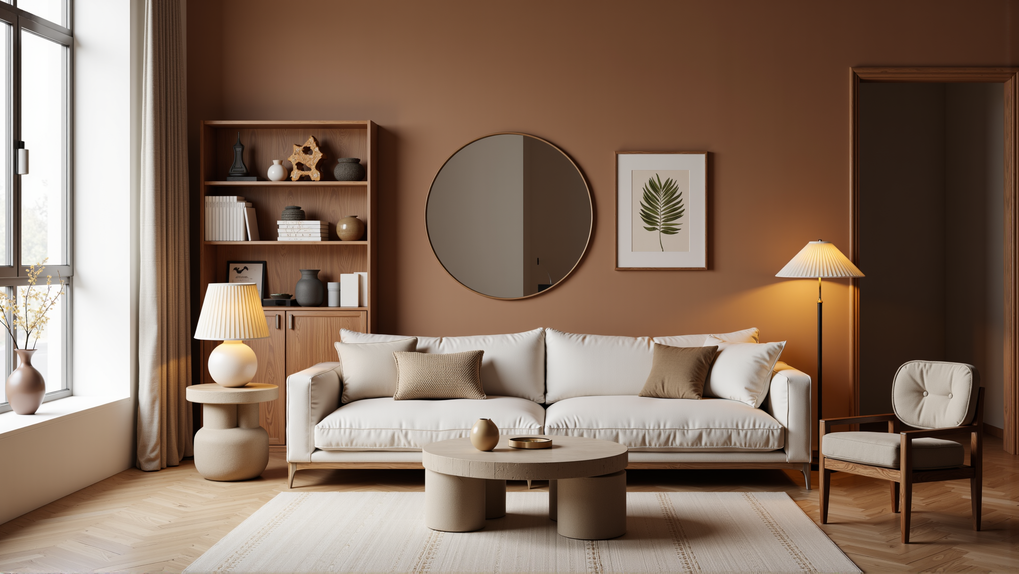 The Cozy Relaxed Vibe of Wood-Style Living Room Living room 3