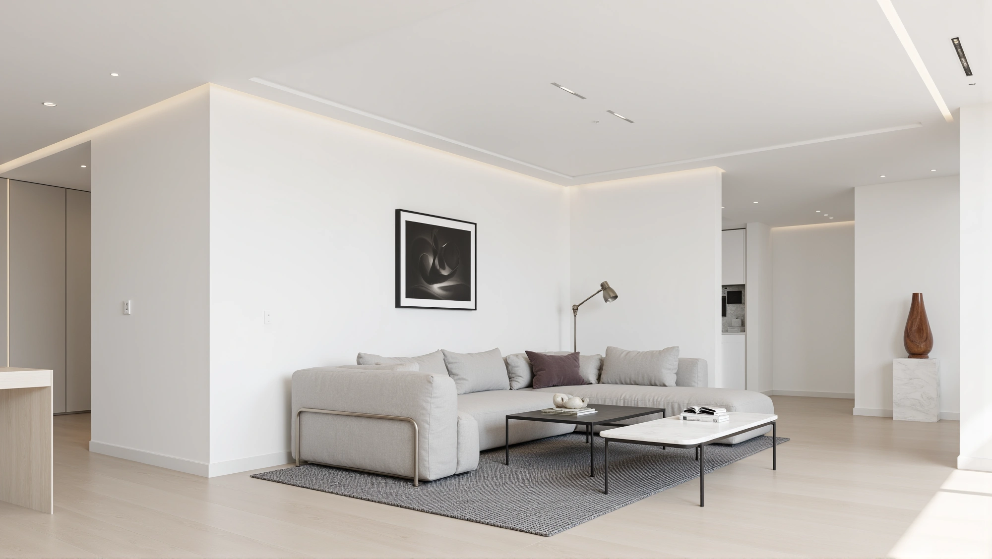 Minimal Elegant Living Room Living room 1