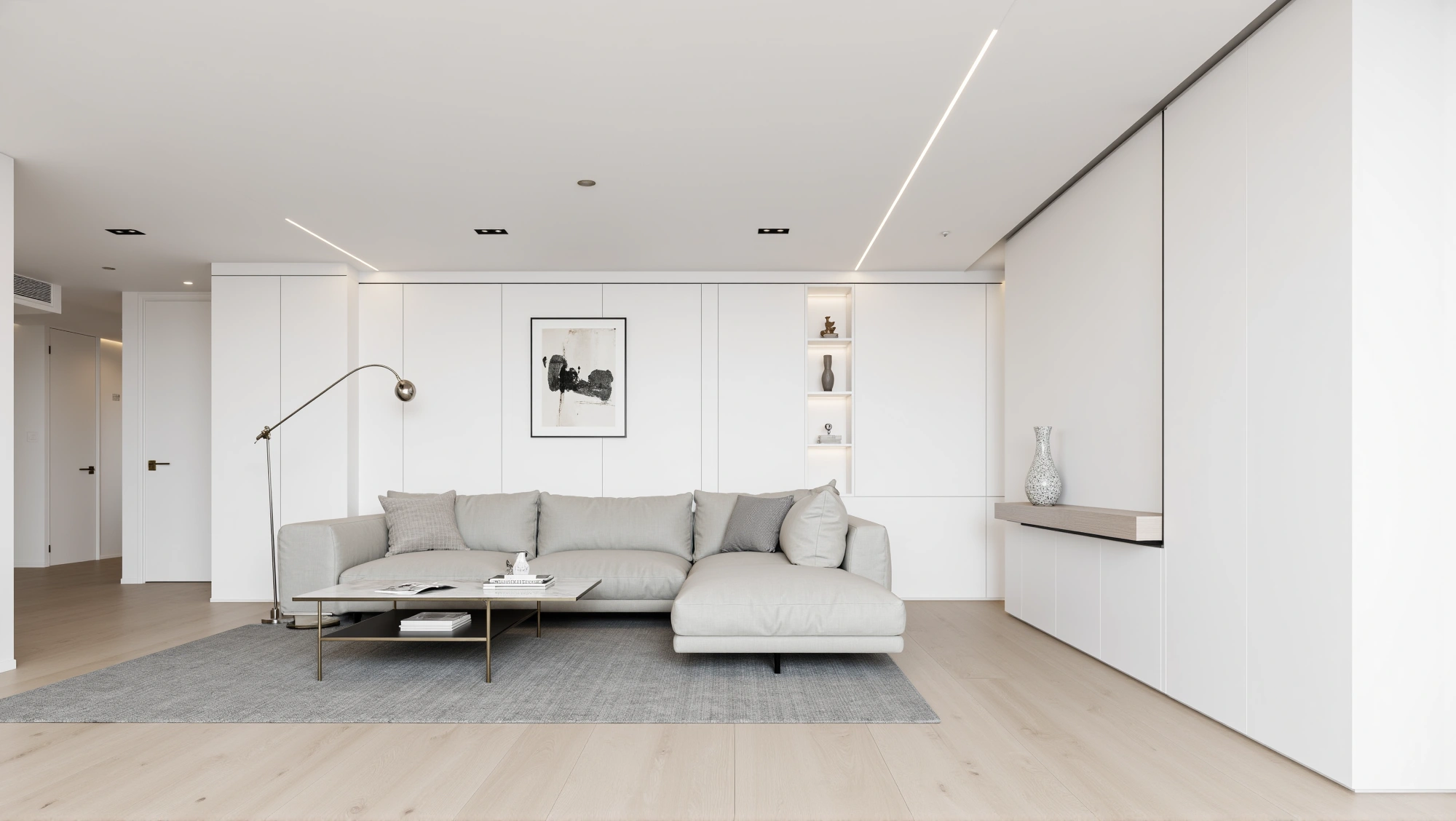 Minimal Elegant Living Room Living room 2