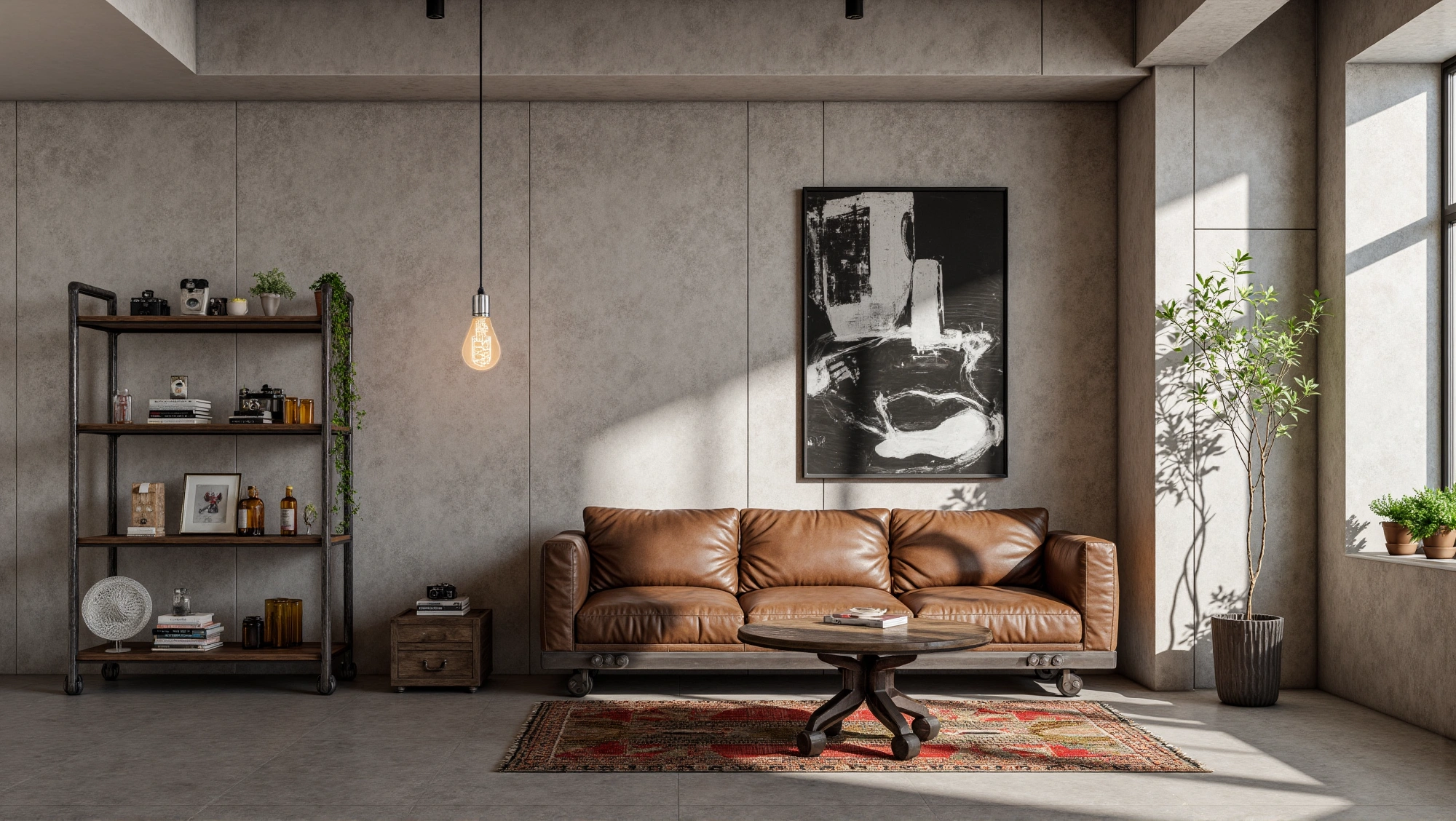 Industrial Leisure Living Room Living room 3