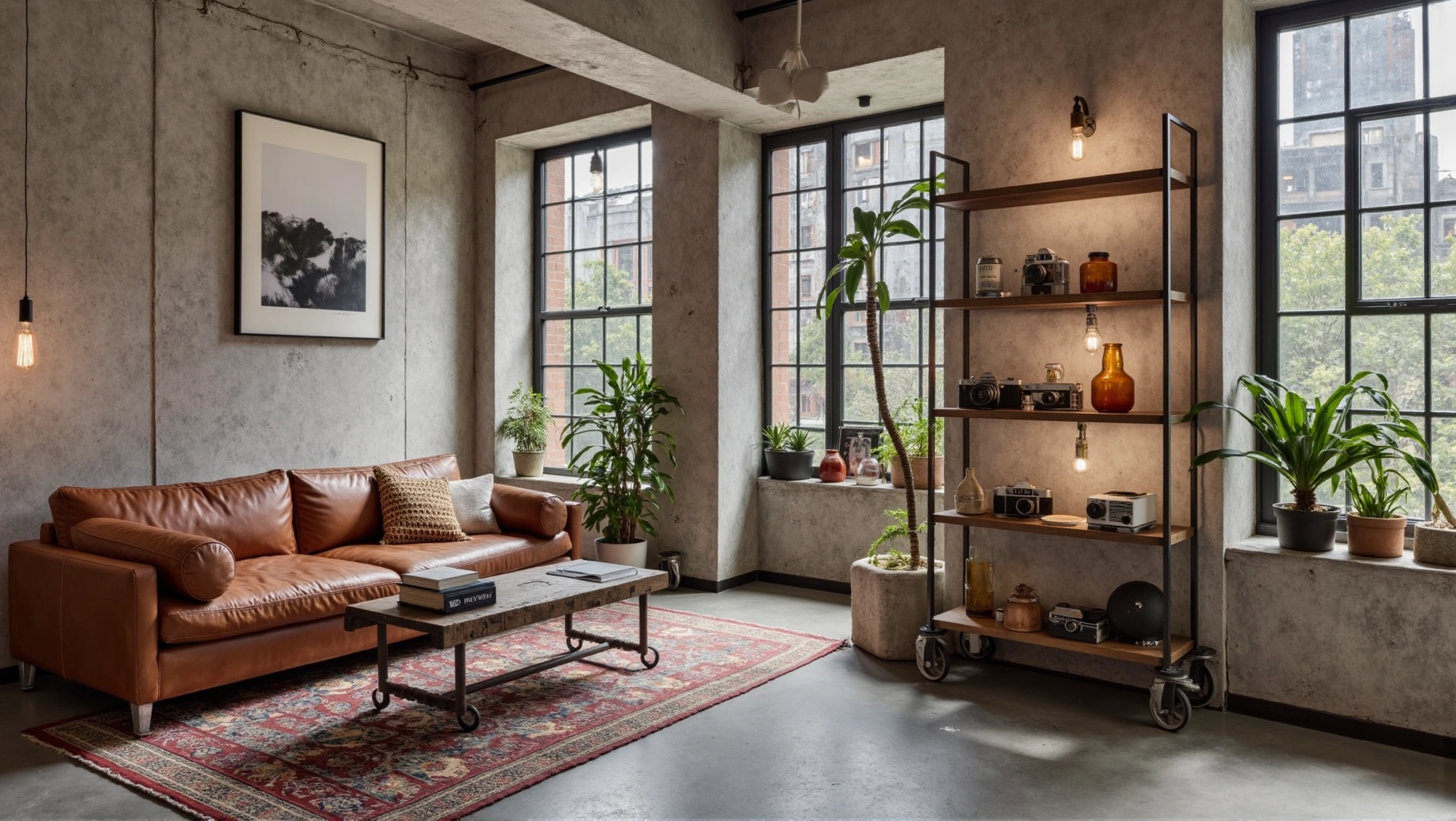 Industrial Leisure Living Room Living room 4