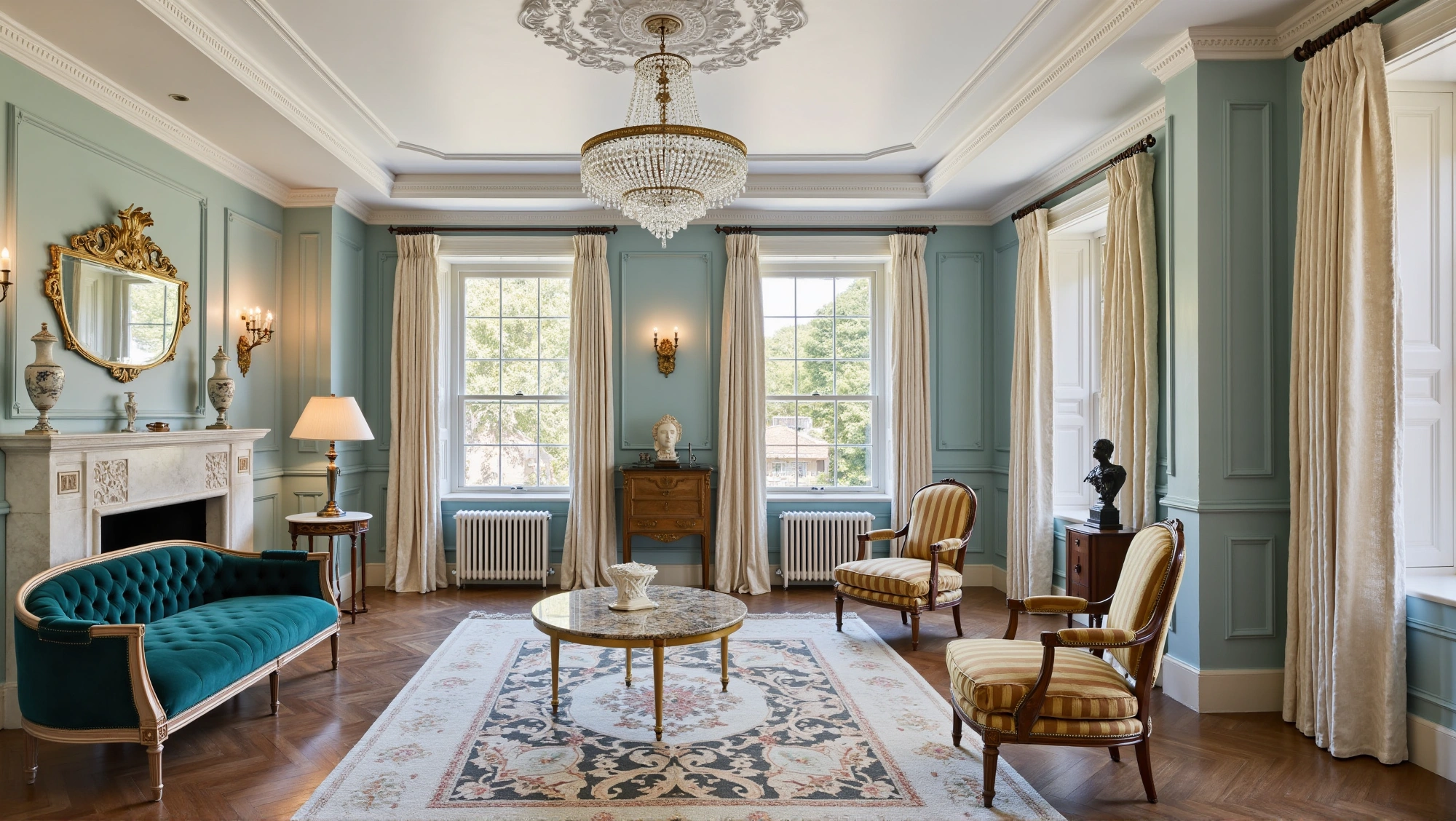 Elegant Echo of French Retro Living Room Living room 2