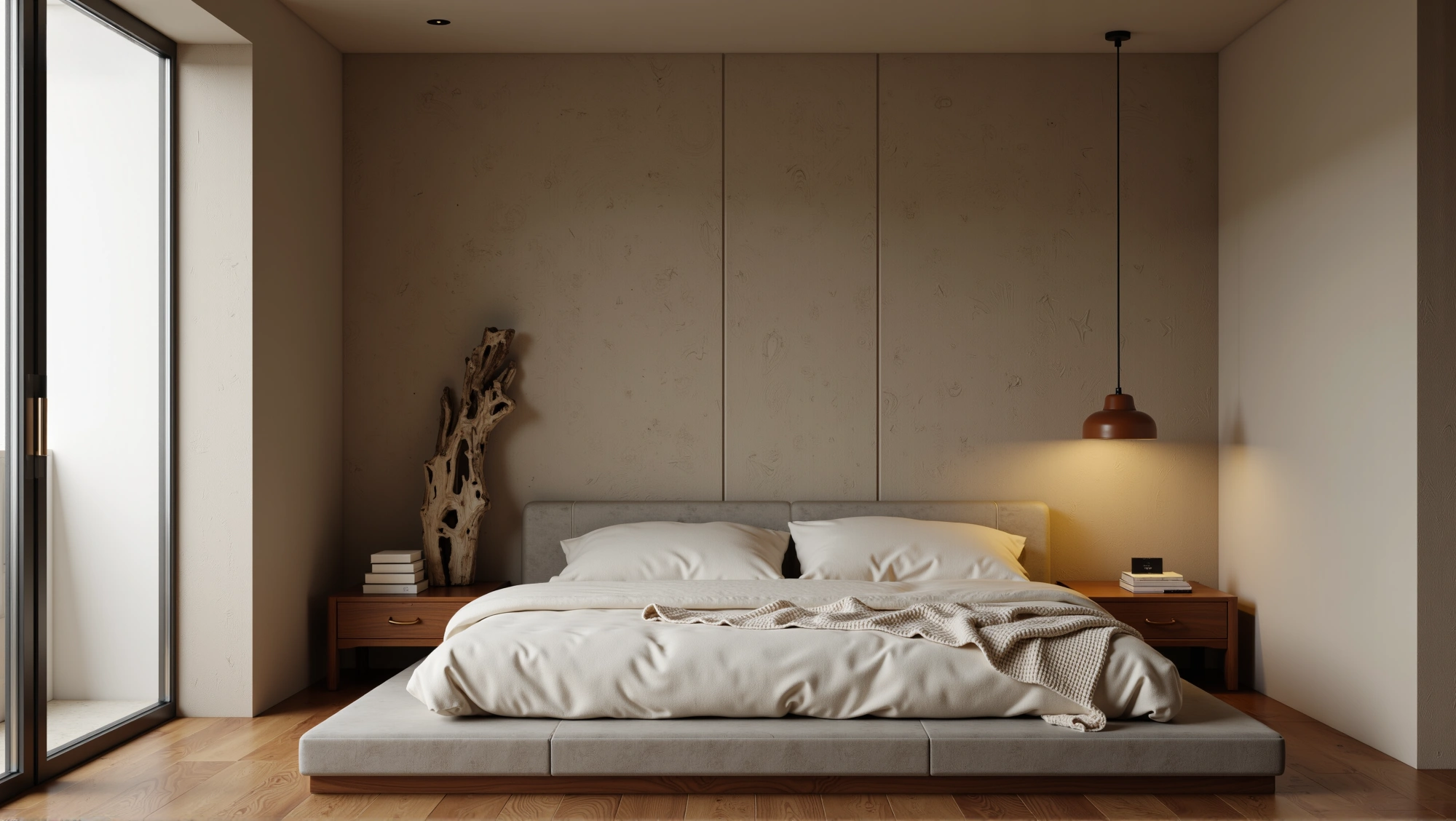 Tranquil Bedroom With Natural Textures Bedroom 2
