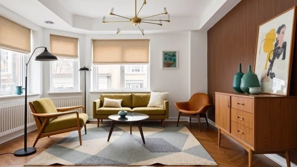 Warm Wood & Soft Tones Relaxed Abode living-room