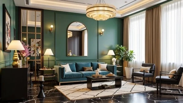 Vintage Luxury Living Room living-room