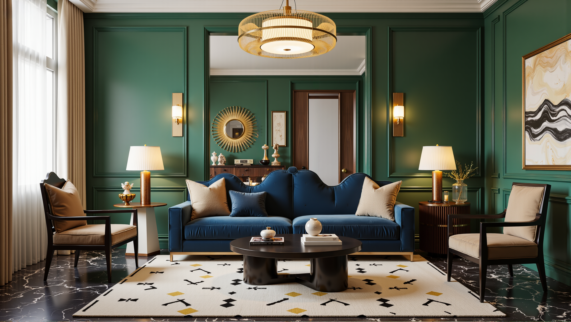 Vintage Luxury Living Room Living room 2