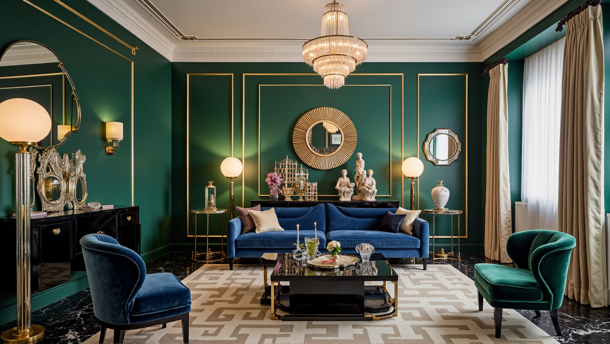 Vintage Luxury Living Room Living room 3