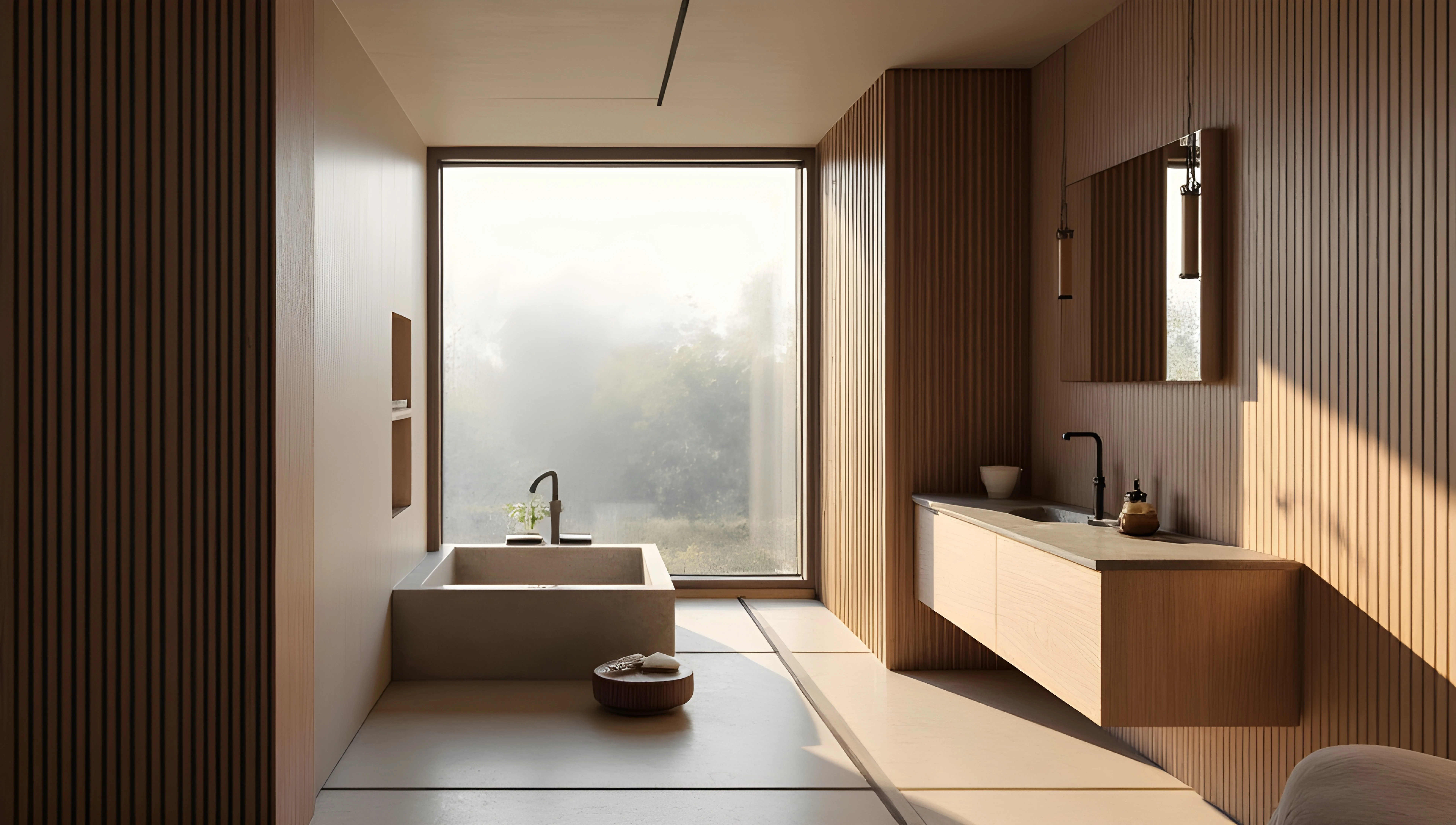 Tranquility Wood-Toned Bathroom Bathroom 2