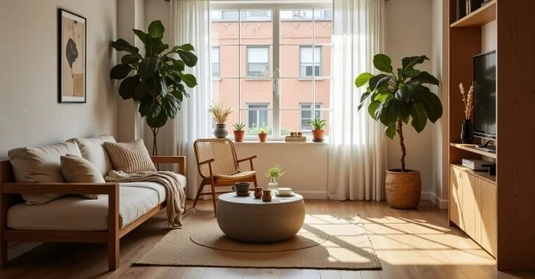 Japanese Wabi-Sabi Natural Minimalist Home